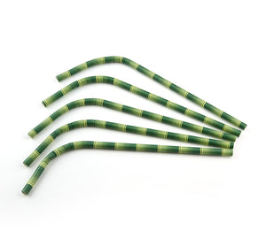 Knickhalm aus Papier in Bambusoptik ø 7 mm / 24 cm