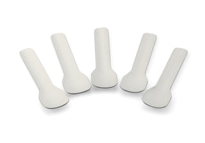 Eisportionierlöffel Papier weiß 95 mm