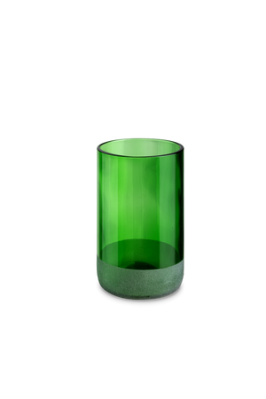 Iwas glas groen frosted, 35,5cl/12oz ø 7,4 x h12 cm