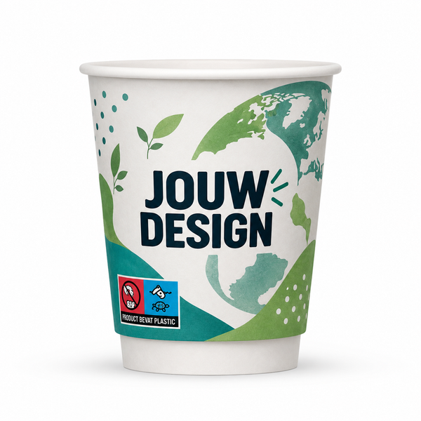 Dubbelwandige Koffiebeker Green PE
