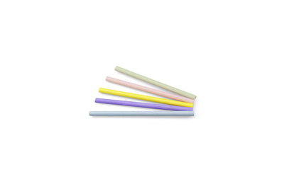 Trinkhalm Papier Pastell sort. Ø 8 mm / 15 cm
