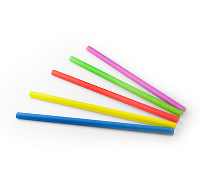 Trinkhalm Papier sortiert ø 10 mm / 24cm
