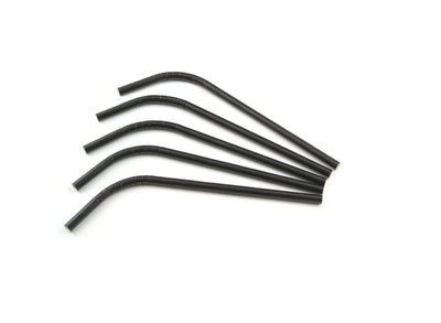 Knickhalm aus Papier, schwarz, Ø 8 mm / 24 cm