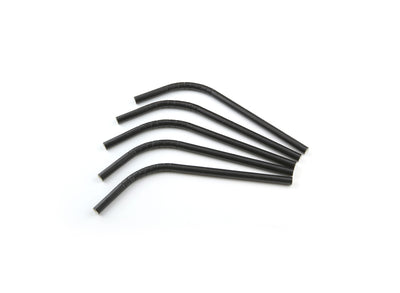 Knickhalm aus Papier, schwarz, Ø 8 mm / 21 cm