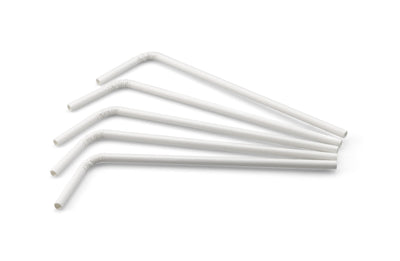Knickhalm Papier weiß ø 6 mm / 24cm