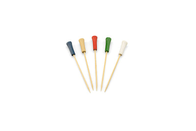 Prikker bamboe Golf Tee assorti 120 mm