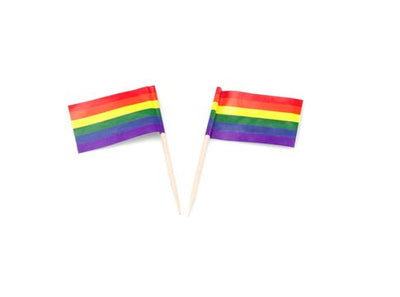 Vlagprikker Rainbow 65 mm