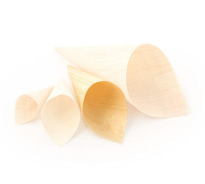 Holzspitztüte ø 60 x 115/170 mm