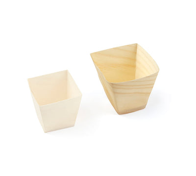 Holzschälchen konisch 11cl, 55 x 55 x H55 mm