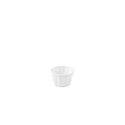 Papierförmchen rund weiß 0,5 oz / 15 ml Ø 35,5 x H 21 mm