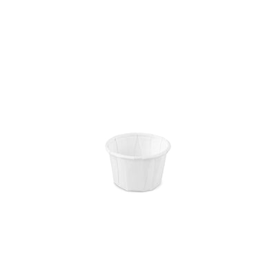 Papierschale rund weiß 1.0oz / 30ml ø 44 x h27mm