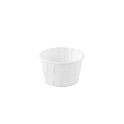 Papierschale rund weiß 3.25oz / 96ml ø 66 x h42mm