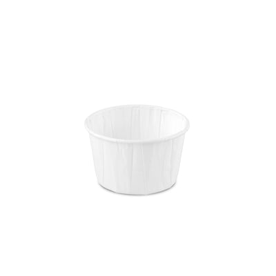 Papierschale rund weiß 4.0oz / 120ml ø 70 x h43mm