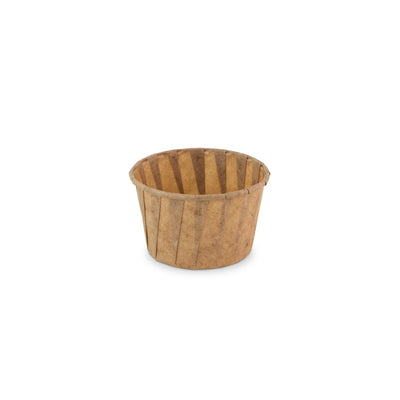 Papierschale rund braun 3.25oz / 96ml ø 66 x h42mm