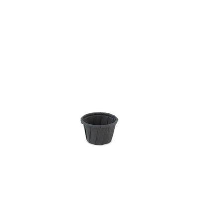 Papierschälchen rund schwarz 0.5oz / 15ml ø 35,5 x h21mm