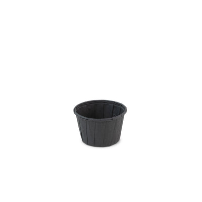 Schwarzer Papierbecher 1.25oz / 37ml ø 50 x h31mm