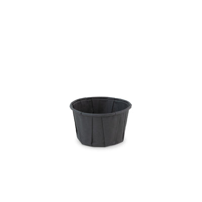 Papierschälchen, rund, schwarz, 2.0oz / 60ml, ø 58 x H36mm