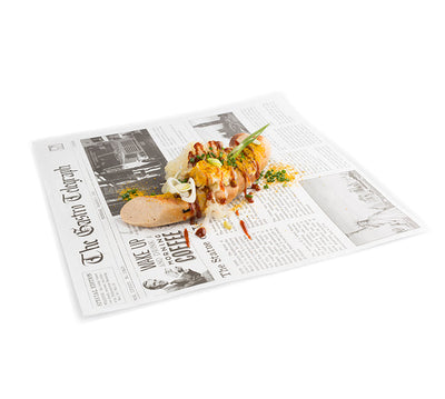 Fettdichtes Papier News Paper 300 x 300 mm