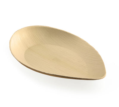 Palmblatt-Teller „Oval Point“ 260 x 165 x ± H35/18 mm