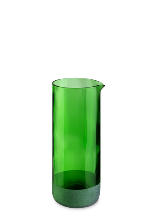 Iwas karaf groen frosted, 60cl/20.3oz ø 7,4 x h18 cm