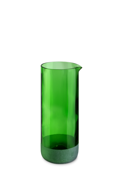 Iwas Karaffe grün gefrostet, 60cl/20.3oz ø 7,4 x h18 cm