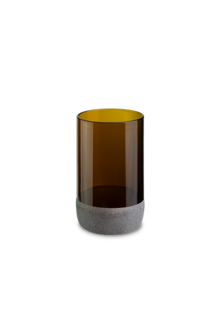 Iwas glas brons frosted, 35,5cl/12oz ø 7,4 x h12 cm