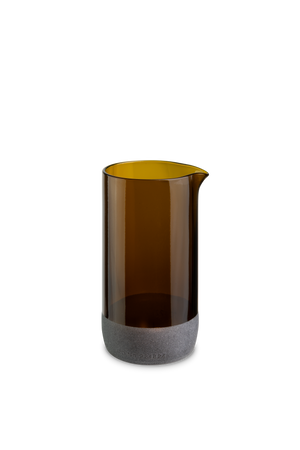 Iwas Karaffe Bronze mattiert, 45cl/15.2oz ø 7,4 x h14 cm