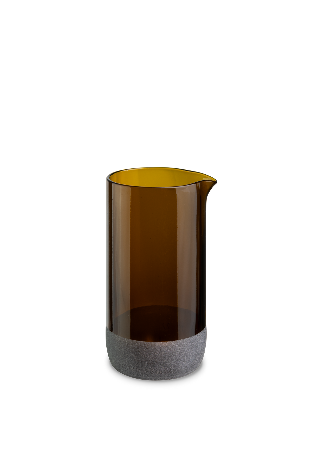 Iwas karaf brons frosted, 45cl/15.2oz ø 7,4 x h14 cm