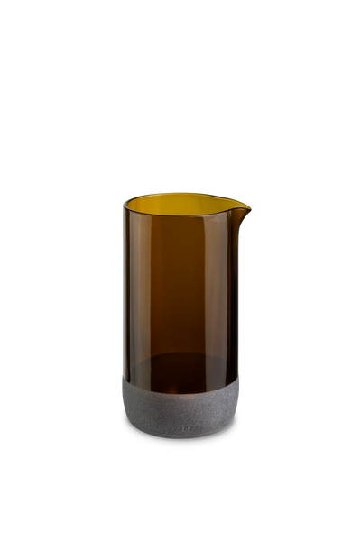 Iwas Karaffe Bronze mattiert, 45cl/15.2oz ø 7,4 x h14 cm