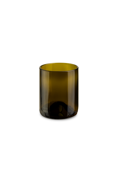 Iwas Glas Olivgrün, 25cl/8.5oz ø 7,4 x H9 cm