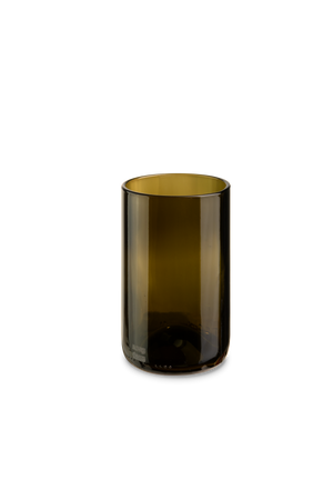 Iwas glas olijfgroen, 35,5cl/12oz ø 7,4 x h12 cm