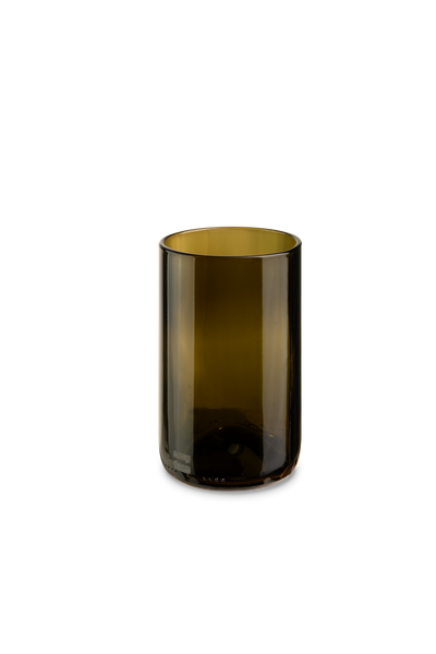 War olivgrünes Glas, 35,5cl/12oz ø 7,4 x h12 cm
