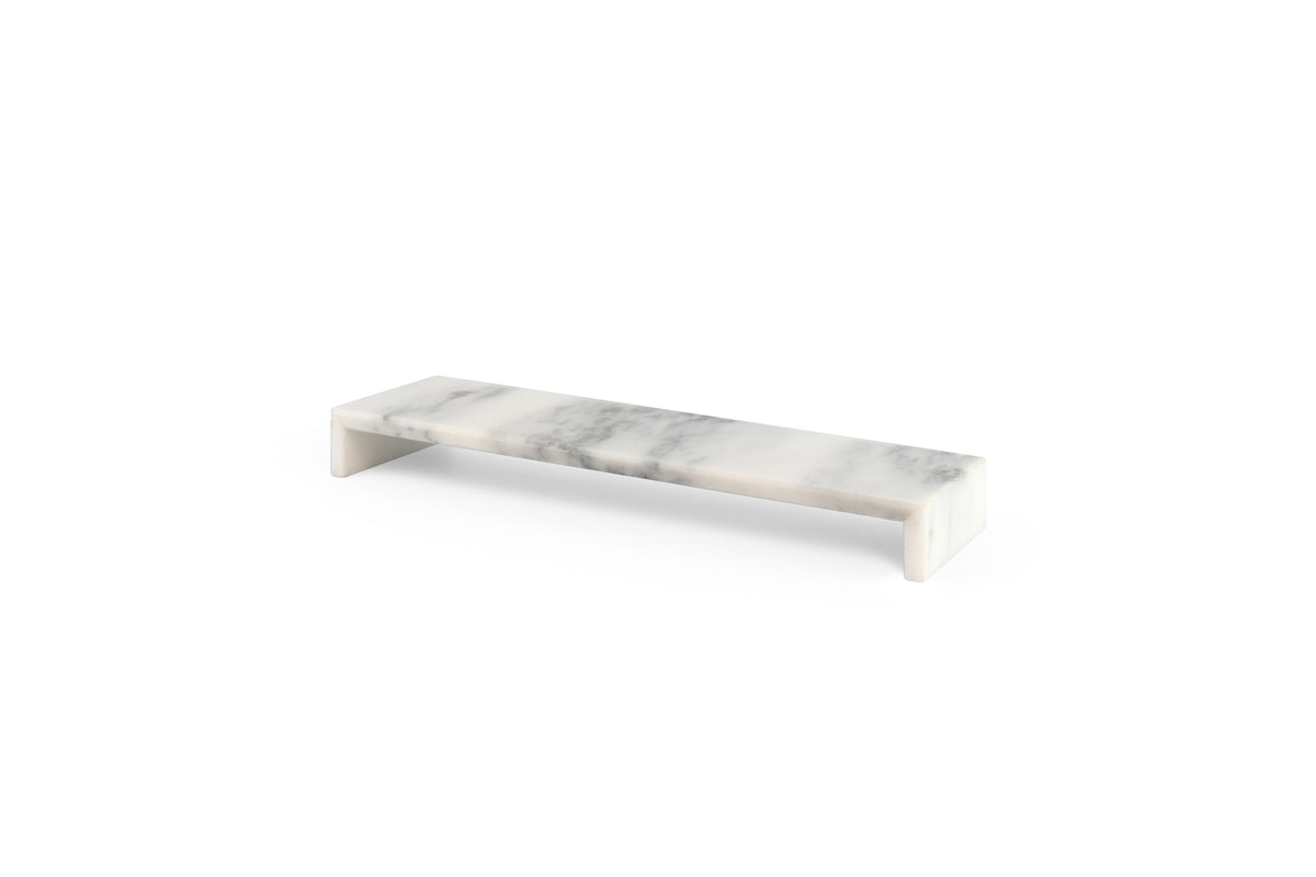 Serveerplateau marmer wit 35 x 12 x h4 cm