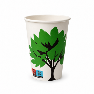 Standarddruck Baum Becher (Green PE)
