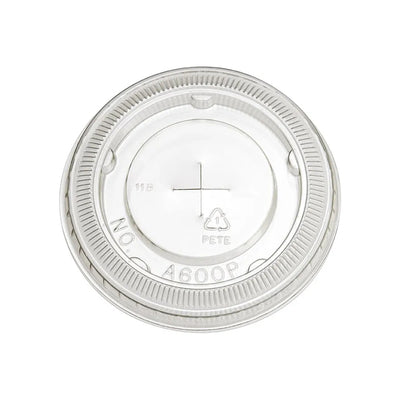 PET-Deckel flach ø78 mm – mit Kreuzschlitz