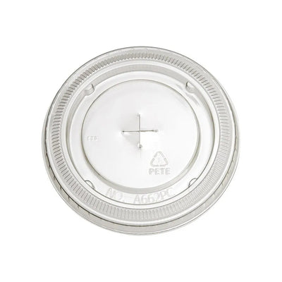 PET-Deckel flach ø93mm – mit Kreuzschlitz