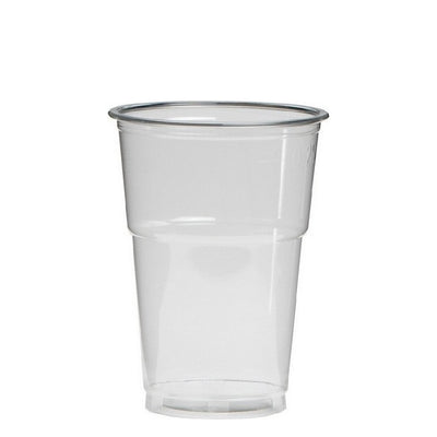 Unbedruckter Bierbecher PET Pulsar Tulpe 250 ml